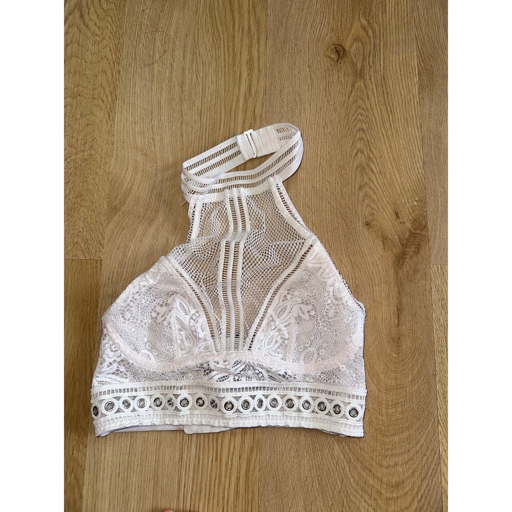 Victoria’s Secret white lace halter